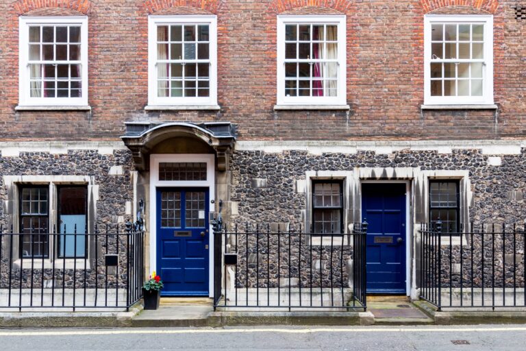 A typical residential building in the concept of moving to Surbiton.